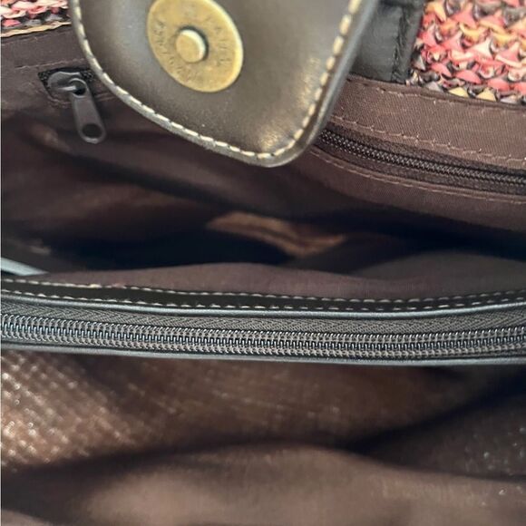 STRADA woven shoulder bag with small change purse - Picture 5 of 6